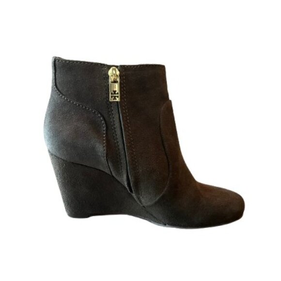 TORY BURCH Milan Suede Wedge Bootie - NWOT - Picture 4 of 11